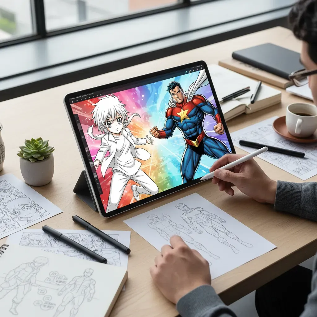 Manga vs Western Comics